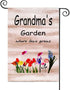 FANDEER Grandma's Garden Garden Flags Decorative Outdoor Flags Simple and Light 12 X 18 Inches Double Sided...