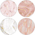 4 Pack Phone Grip,Cell Phone Holder for Smartphone,Finger Expanding Kickstand Stand - Pink White Rose Gold Marble...