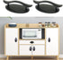 Self-Stick Drawer Handles 4 PCS Black Self Adhesive Cabinet Drawer Handle Helper Push Pull Helper Instant Kitchen Cabinet Door Window Drawer Auxil...