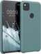 kwmobile Case Compatible with Google Pixel 4a Case - TPU Silicone Phone Cover with Soft Finish - Arctic Night...