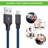 Micro USB Cable, 3Pack 10FT Android Charger Cable Long Nylon Braided Sync and Fast Charging Cord Compatible with Samsung Galaxy S7 S6 Edge, Androi...