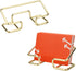 2pcs Business Card Holder, Metal Desktop Business Card Display Modern Name Cards Stand Organizer for Desk Home Business Office School (Gold)...