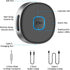 Bluetooth Aux Receiver, Portable 3.5mm Aux Car Adapter, Bluetooth 5.0 Wireless Audio Receiver for Car/Home Stereo/Wired Headphones/Speaker, 16H Ba...