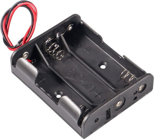 Aobao 6pcs 3 AA Battery Holder 3 X 1.5V 4.5V AA Battery Holder Case Box with Leads Wires...