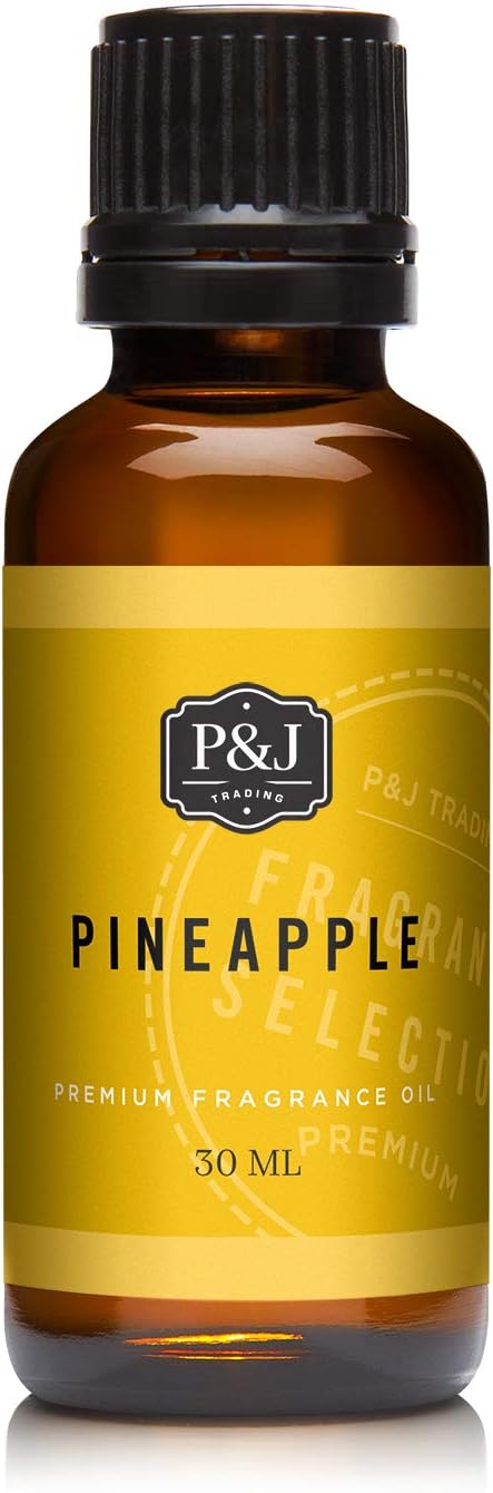 P&J Trading - Pineapple Scented Oil 30ml - Fragrance Oil for Candle Making, Soap Making, Diffuser Oil...