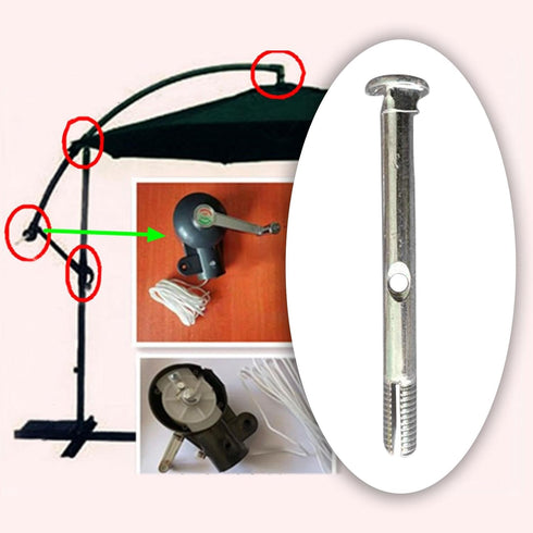 Patio Umbrella Accessories Umbrella Replacement Parts Heavy Duty Holder Parts Parasol, Handle Axis...