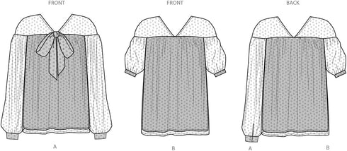 Simplicity Easy to Make Misses' Relaxed Fit Top Sewing Pattern Packet, Design Code S9921, Sizes 18-20-22-24-26, Multicolor...