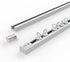 UrbanRed Self Adhesive Ceiling Curtain Track Ceiling Mount, Track for Curtains 9.8FT (3m) for Smooth Wall - No Drill, Screws, Adhesive Curtain Rod...