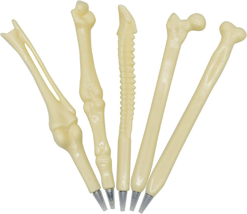 Maydahui 25PCS Bone Ballpoint Pen Creative Novelty Pens Black Ink for Halloween Artist Doctot Nurse School Office Party...