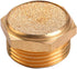 Beduan Sintered Bronze Pneumatic Exhaust Muffler, 1/8" NPT Male Air Silencer Fitting...