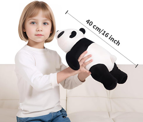 16inch Cute Giant Panda Bear Plush Soft Body Pillow, Panda Stuffed Animals Toys plushies, Gift for Kids,Girls and Boy, Birthday...