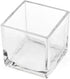 CYS EXCEL Glass Cube Vase 4"x4"x4" | Square Wedding Flower Vase Centerpieces | Cubic Glass Candle Holder...