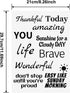 Inspirational Word Stencils,4 Pcs Words & Quote Templates 8 x 11.7 Inch Reusable Stencils for Painting on Wood, Fabric, Paper, Wall DIY Drawing Cr...