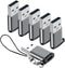 USB C to USB Adapter 6 Pack,USB to USB C Adapter,USB to C Adapter,USB to USBC-C Adapter,USB to USB C,USB C to USB Charger Cable Converter for iPho...
