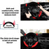 Cute Devil Car Steering Wheel Cover Non-Slip Plush Steering Wheel Covers Protector for Women Girls, Car Interior Accessories, Universal Fit 15 Inc...