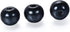 450pcs 8mm Black Wood Beads Round Ball Wooden Spacer Beads for Bead Crafts Making (2mm Hole)...