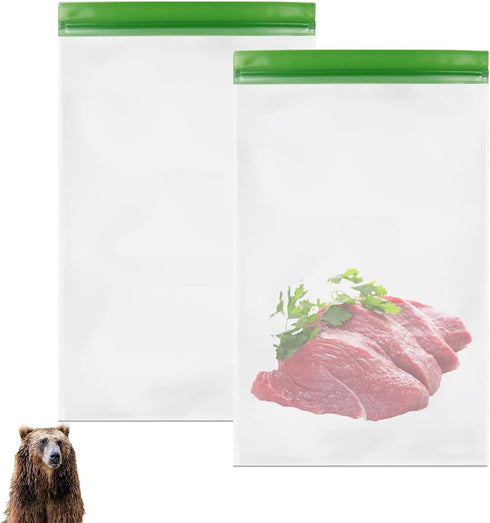 HEAVY DUTY Odor Proof Storage Bags-12?20 Inch Bear bags for Food Backpacking,Reusable Double-Tracked Ziplock Bags for Food Storage fit Camping, Hi...