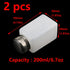 Antrader 2 Pack Push Down Dispenser Bottles,200ml(6.7oz) Push Down Liquid Dispenser Pump Bottle,White...