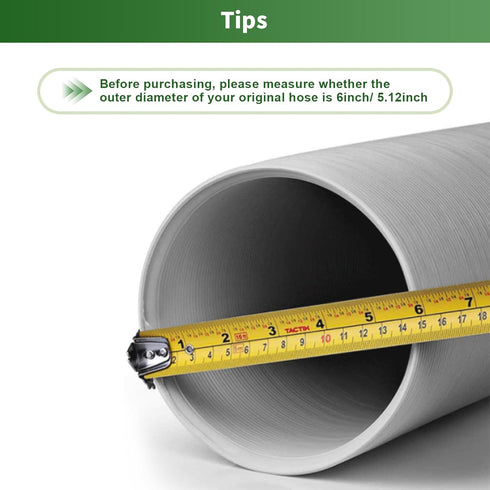 5.9 Inch Portable Air Conditioner Hose,Anti-Clockwise Thread Portable Ac Hose Length up to 59",Air Conditioner Hose Compatible with Haier, LG, Del...