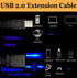 Long USB 2.0 Extension Cable 40FT,USB Male to Female Long Cable Extension Cord Data Transfer Extender USB Cable? USB Connector for USB Flash Drive...