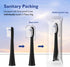 Toothbrush Heads Replacements for Water-Pik Sonic Fusion and Sonic Fusion 2.0, SF01, SF02, SF03 & SF04, Transparent Bristles, Original Shape with ...