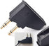 Saipomor QC45 Adapter Airplane Audio Stereo Jack Plugs for QuietComfort 2 QC3 QC15 QC25 QC35II QC35 SoundLink SoundLinkII AE2 AE2i AE2W and More H...