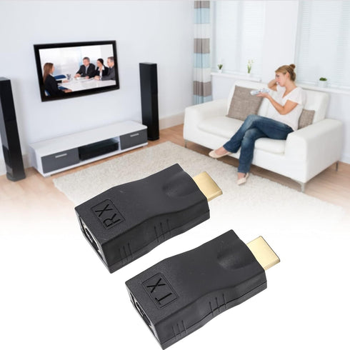 to RJ45 Adapter Extender, Network Connector Ethernet Cat5e Cat6 Extender for HDTV HD TV DVD Monitor Projector...