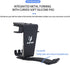 Headphone Stand Headset Holder Earphone Stand with Supporting Bar Flexible Headrest for All Headphones Size (Desk Clip Style, Black)...