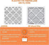 12x12x1 Furnace Air Filters 2 Pack, MERV 11 MPR 1000 & FPR 7 Filtering, HVAC Air Filter Replacement (exact dimensions: 11 3/4"x 11 3/4"x3/4")...