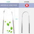 4PCS Tongue Scraper, Stainless Steel Tongue Cleaners, 100% BPA Free Fresher Tongue Tools, Healthy Oral Hygiene Brushes, Medical Grade Reusable Sta...