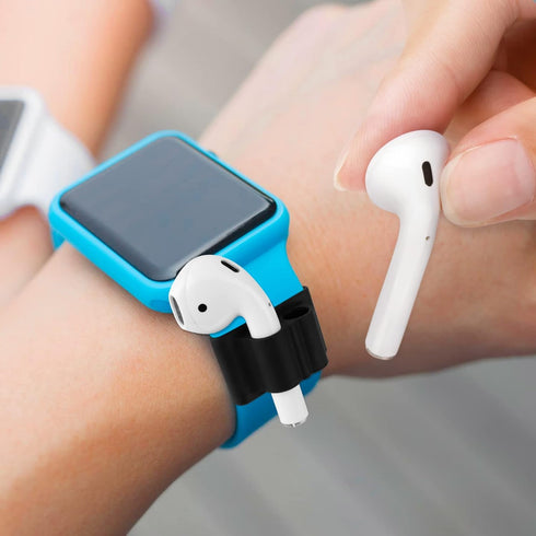 Silicone Watch Band Holder for Airpod 1 / Airpod 2 / Airpods Pro Holder 3pcs Portable Anti-Lost Silicone for Airpods Watch Band Holder Airpod Hold...