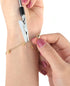 Yolev 2PCS Bracelet Jewelry Helper Tool Bracelet Clamp Jewelry Making Fastener for Fastening and Hooking Watch Bracelet Necklace...
