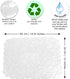 Sink Mat, 2Pcs Adjustable PVC Clear Pebble Sink Protector for Stainless Steel or Porcelain Sink, Dish Drying Mat for Bathroom Kitchen Sink Counter...