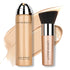 AirBrush Foundation Spray, Silky Mist Foundation Spray Makeup Set with Brush, Full Coverage Foundation for Smooth Radiant Finish, Formula Breathab...