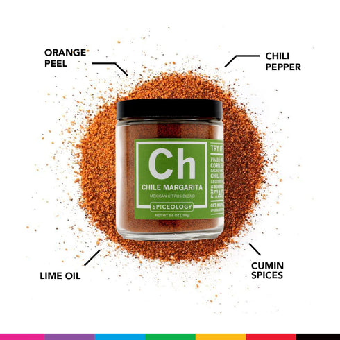Spiceology - Chile Margarita Mexican Citrus Spice Blend - Chili Lime Taco Seasoning - Use On: Tacos, Black Beans, Chicken, Steak, Fish, Rice Chili...