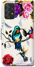 Case for Galaxy A52 5G, Hummingbird in Flowers Bird Leather Flip Phone Case Wallet Cover with Card Slot Holder Kickstand for Samsung Galaxy A52 5G...