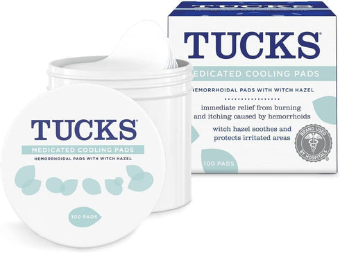 Tucks Medicated Hemorrhoid Cooling Pads. 100 Pads Each (Pack of 2)...