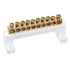 uxcell Terminal Block Connector Bar 10 Positions Single Row High Bridge Design Electric Barrier Bar...