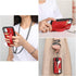 TOOVREN for iPhone 11 Wallet Lanyard Case Protective Cover with PU Leather Card Holder Adjustable Detachable Phone Lanyard Stand Strap for iPhone ...