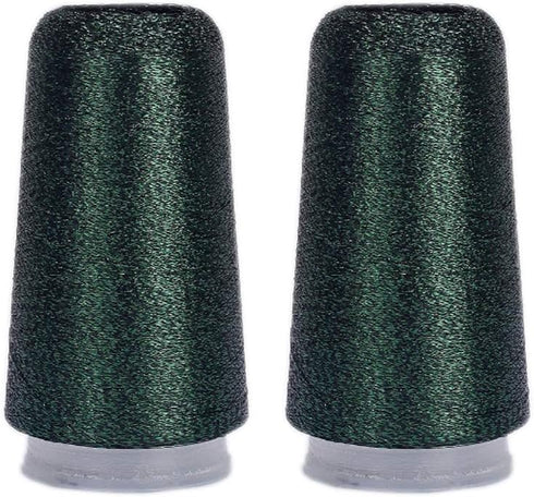 Truevalue 2 Balls Accessory Lurex Yarn, Shining Glitter Metallic Knitting-in Yarn, Sparkle Thread for Knitting and Crochet Sweater Shawl 5000 Yard...