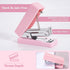 Mini Stapler, 20 Sheets Capacity, Small Cute Staplers for Desk with 2000 Staples, Jam Free, Desktop Stapler Office Stapler (Pink-2 Pack)...