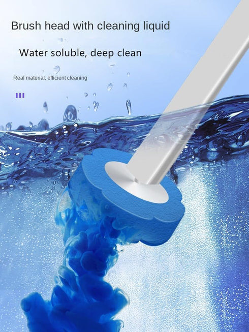 54 Counts Toilet Brush Disposable Refills, Cleaning Bowl Wand Bathroom Cleaner Refill Heads(54pcs Blue Ocean Refills)...