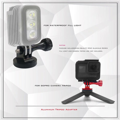 Alumium Tripod Mount Adapter, Gopro Threaded Mount Adapter,Action Camera Tripod Aluminum Mount,for GoPro Max, GoPro Hero, DJI Osmo Action Camera ?...