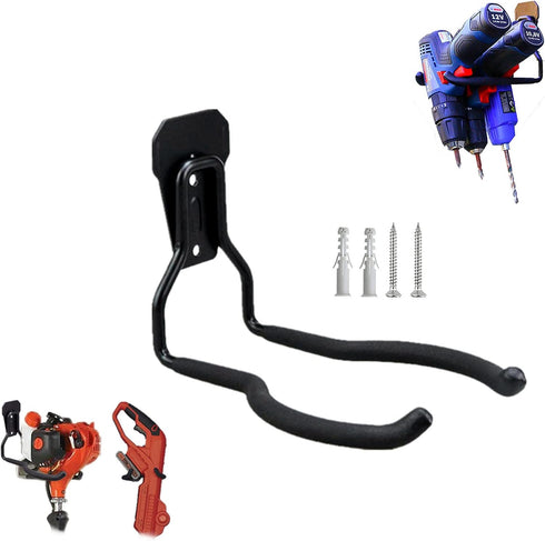 String Trimmer Hanger Bracket, Garden Lawn Trimmer Wall Mount, 1 Pcs Heavy Duty Weed Eater Rack For Garage. Garden Tool Organizer and Storage Hook...