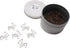 100 Count Deer Shaped Paper Clips Great for Paper Clip Collectors or Office Gift - Comes in Round Tin with Lid and Gift Box (Brown)...