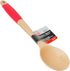 Chef Craft Premium Silicone Handle Wooden Spoon, 14 inch, Red...