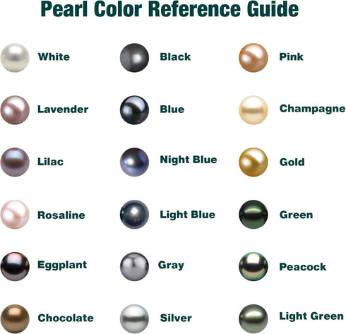 Freshwater Cultured Pearl Earrings Stud AA Graded 6-10mm Pink Stud Earrings for Women with 925 Sterling Silver Settings and Jewelry Gift Box - Ori...