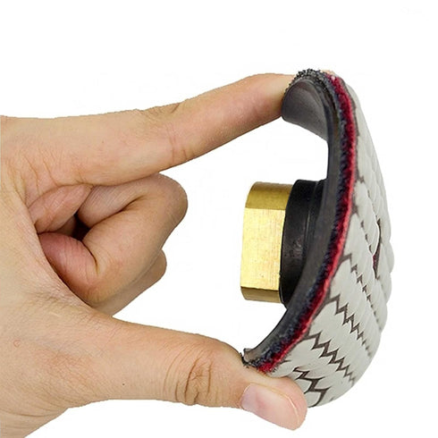 4 Inch Polishing Backing Pad Flexible Rubber Backer for Diamond Polishing Pad Holder Hook and Loop Connector 5/8"-11 Thread...