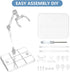 Action Figure Stand, 2PCS Assembly Action Figure Display Holder Base Doll Model Support Stand Compatible with HG RG SD SHF Gundam 1/144 Toy (Trans...