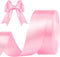 1-1/2 Inches Satin Ribbon, 50 Yards Solid Fabric Ribbon for Flower Bouquet Gift Wrapping Crafts Wedding Party Home Decoration (Pink)...